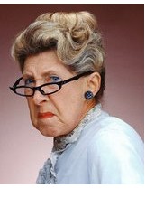 cranky old lady