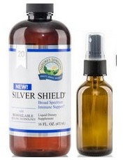 Silver Shield 16 oz. [20ppm]  with amber bottle and sprayer
